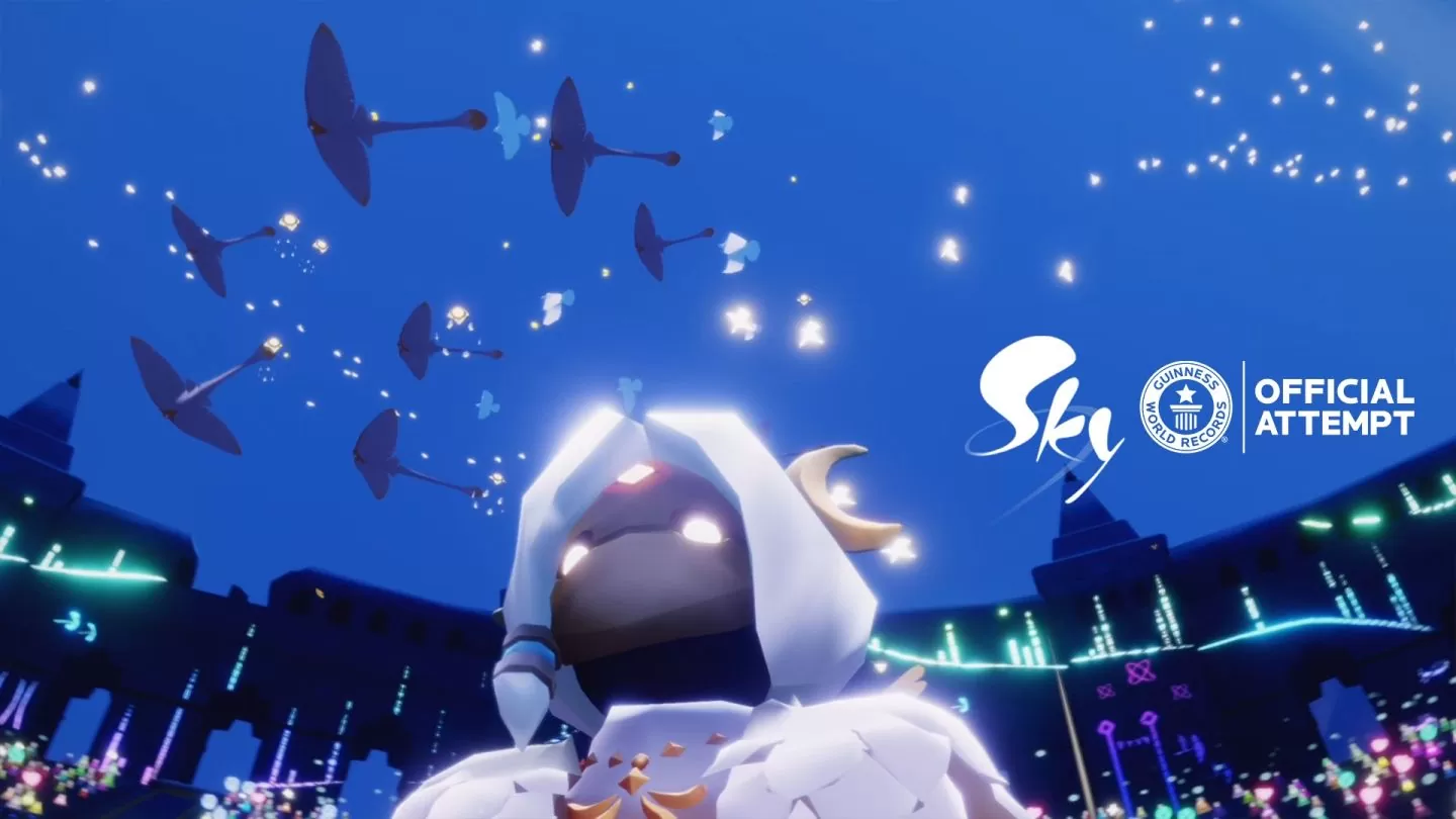 《Sky光．遇》線上虛擬演唱會今日正式點燃，萬名遊戲玩家8/25挑戰金氏世界紀錄