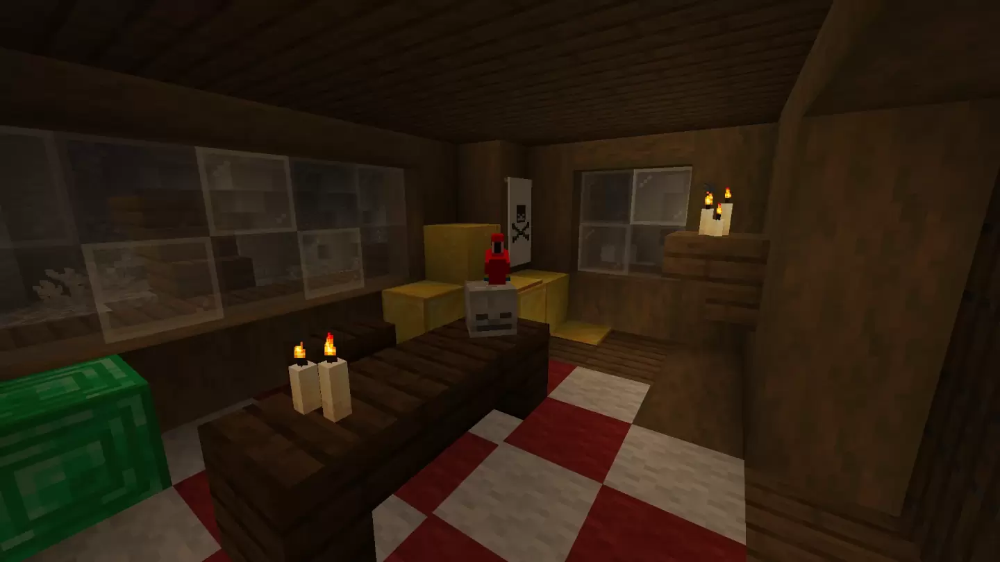 《Minecraft》玩家在極限生存伺服器中生存2000日，並找到天然地形打造海盜灣基地