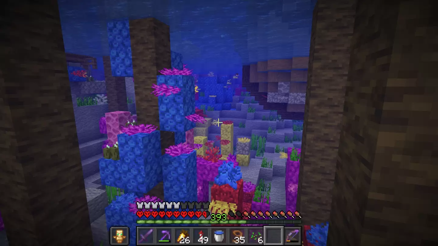 《Minecraft》玩家在極限生存伺服器中生存2000日，並找到天然地形打造海盜灣基地