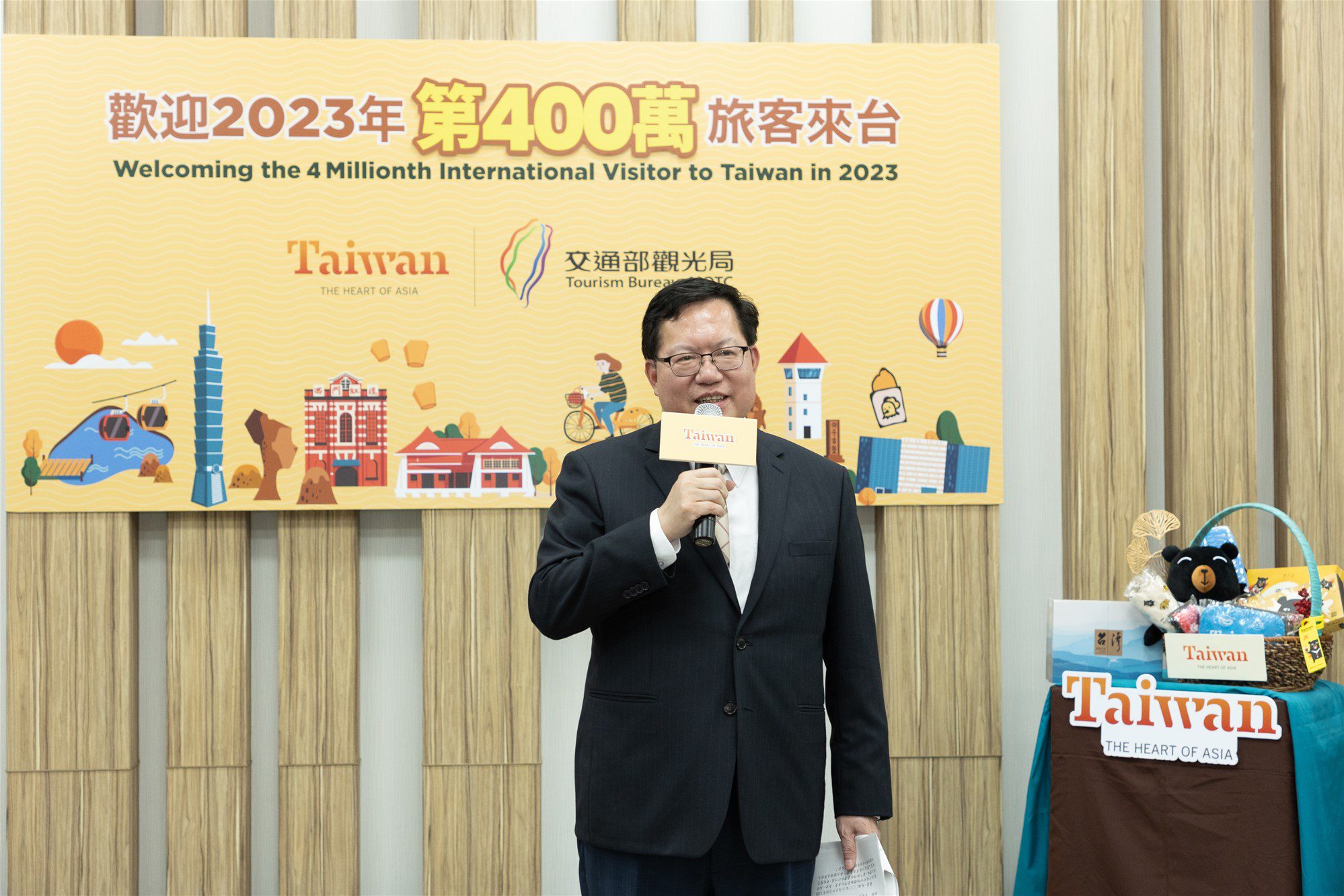 第400萬名國際旅客來自韓國，將體驗臺灣滿滿熱情與魅力
