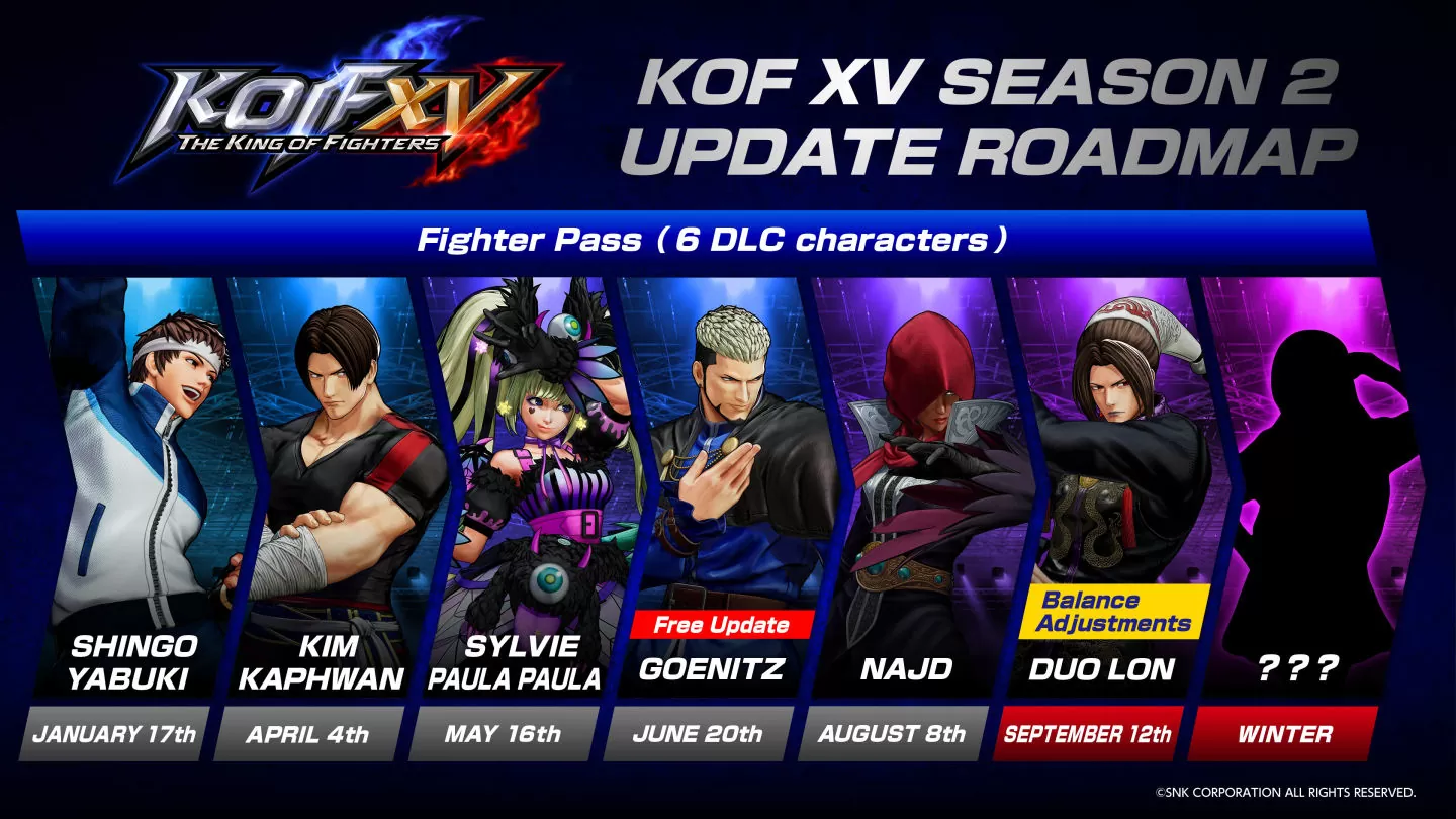 《THE KING OF FIGHTERS XV》DLC角色「墮瓏」將於9月12日上線，公開角色預告短片