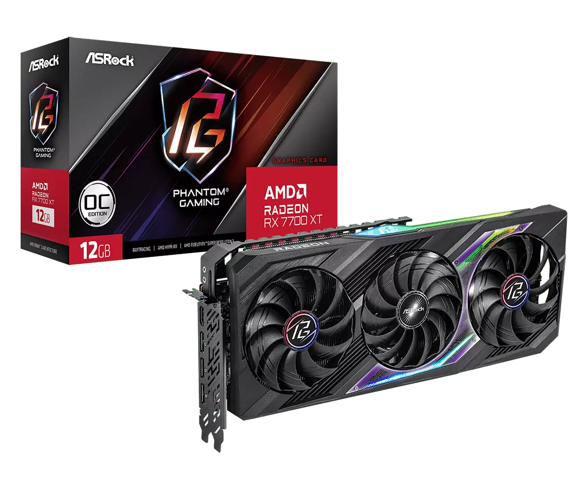 華擎科技發表AMD Radeon RX 7800 XT與Radeon RX 7700 XT系列顯示卡
