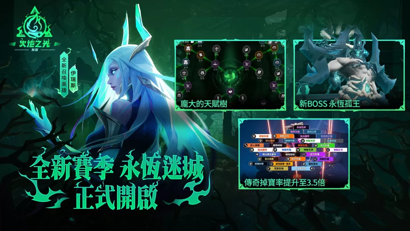 《火炬之光：無限》 SS2賽季「永恆迷城」正式上線，傳奇裝掉落3.5倍提升，打寶免燒香