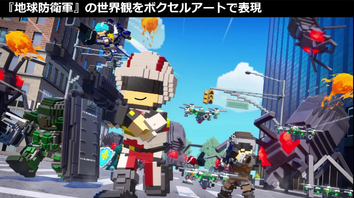 D3P《數位方塊地球防衛軍2》＆《改裝機甲大戰》公開最新情報實機展示