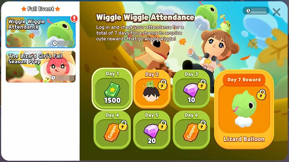 《天天玩樂園》進行迎秋大型改版，追加新昆蟲和寵物蜥蜴