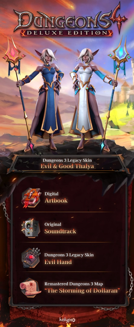 《Dungeons 地下城4》體驗版開放試玩！下載版＆數位豪華版即日起開放預購