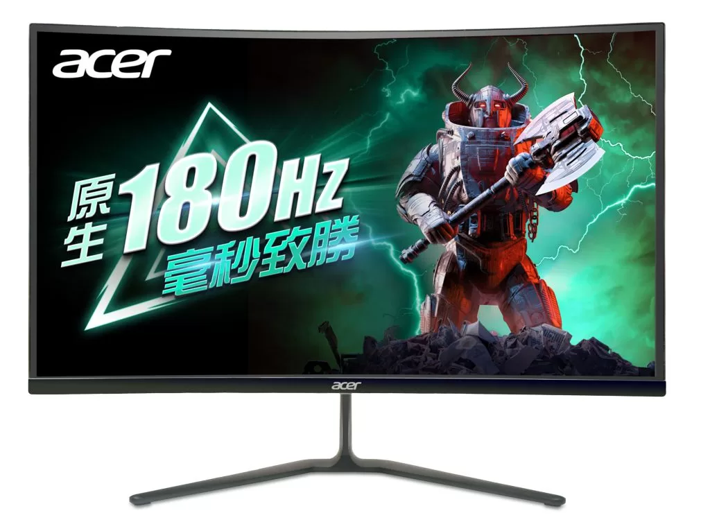 宏碁推出超值電競 1500R 曲面螢幕 Nitro ED0 系列