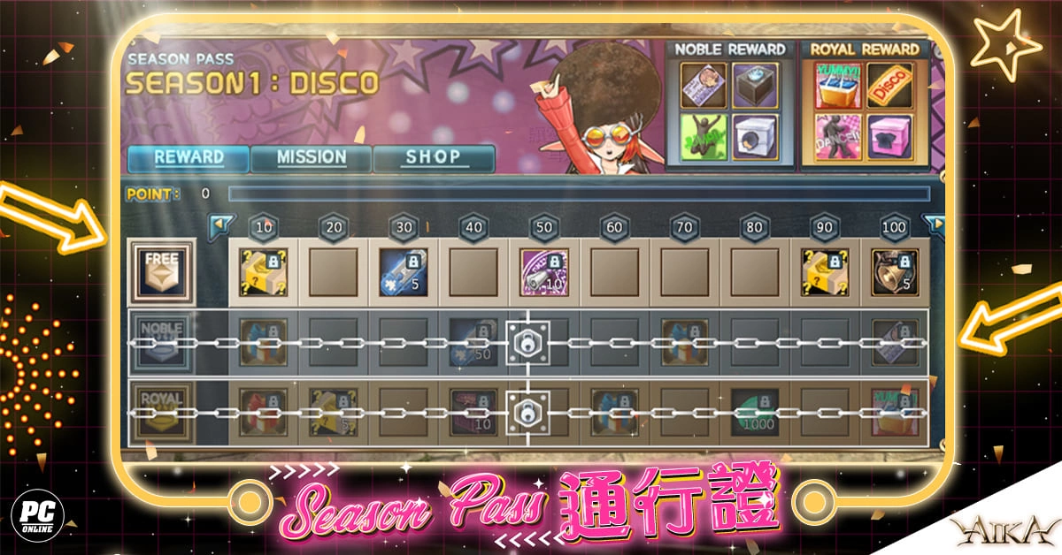 《AIKA Online》新增「通行證」系統 同步更新傳說魔晶球、等級上限等多項內容