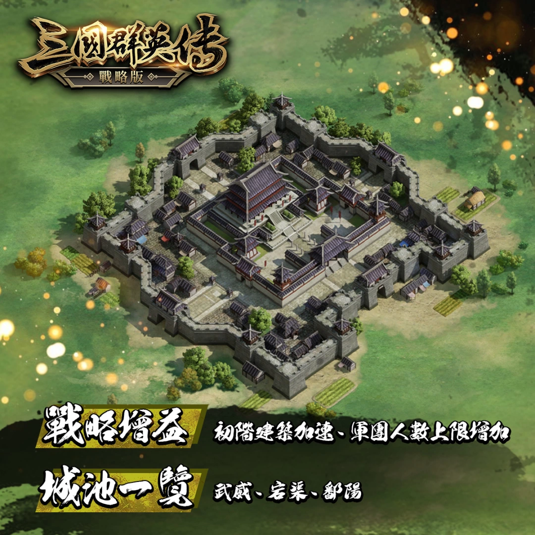 烽火四起《三國群英傳—戰略版》三星邑城開放、金秋慶典來臨