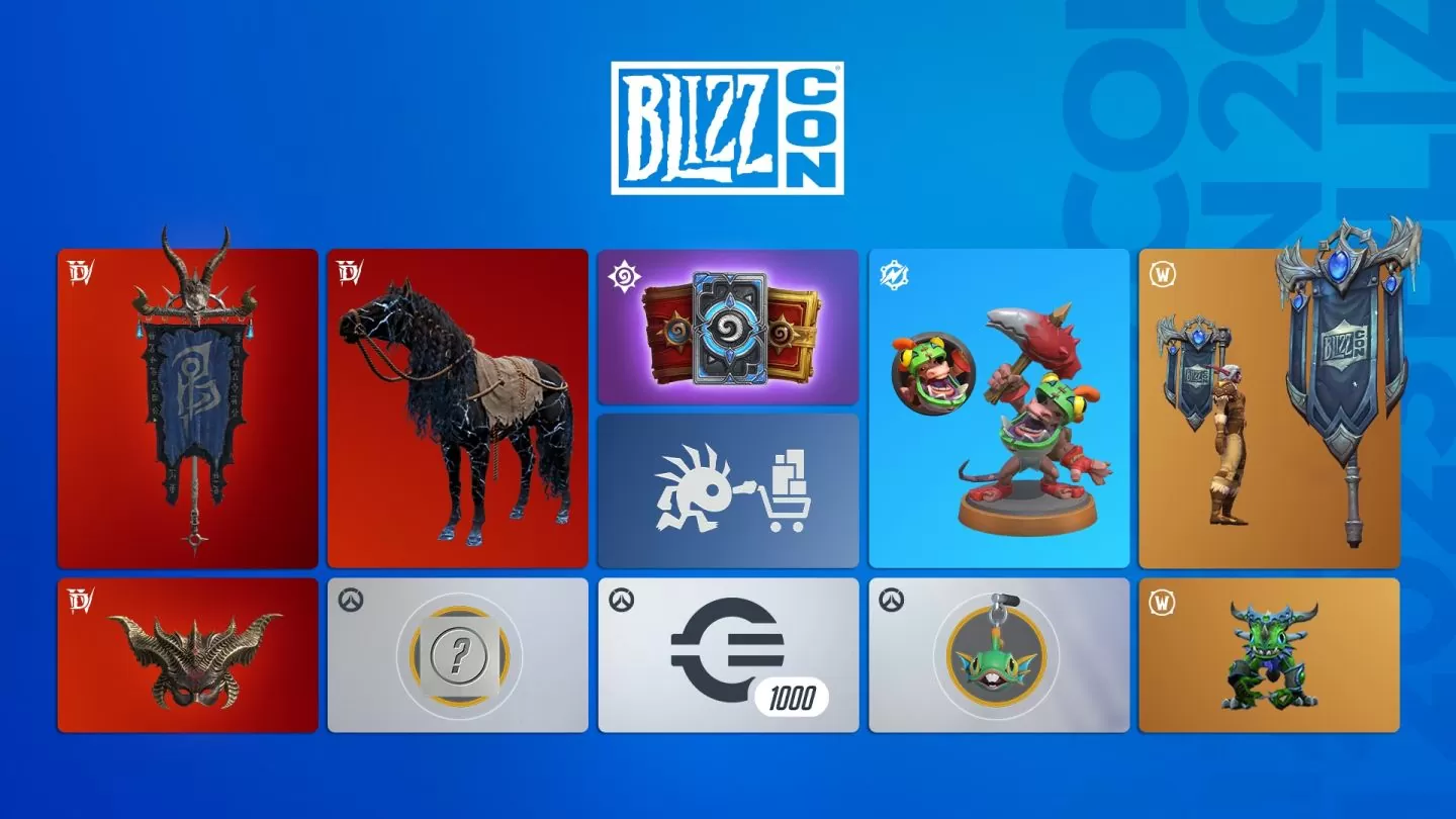 BlizzCon 典藏系列現正開賣！即刻入手能讓遊戲體驗更上層樓的經典商品和強化道具