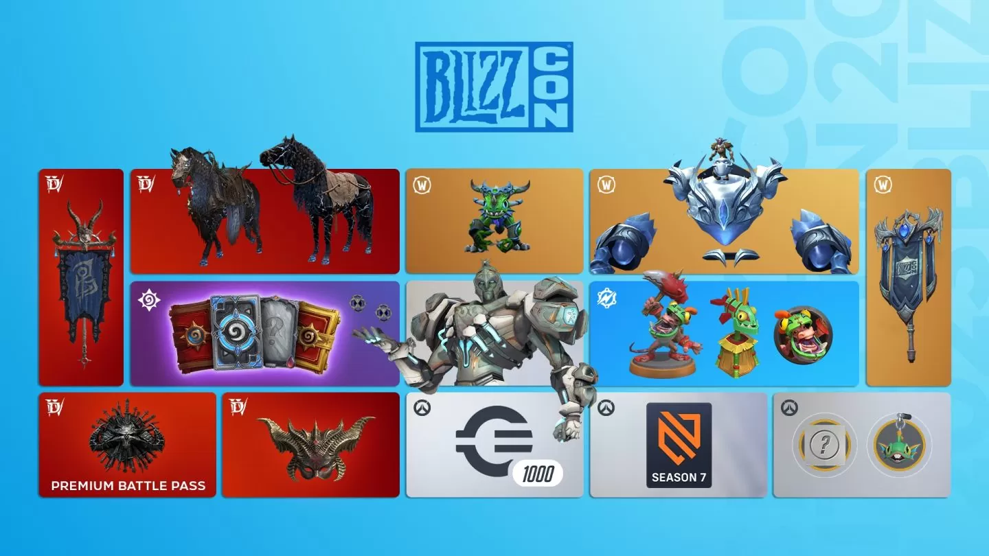 BlizzCon 典藏系列現正開賣！即刻入手能讓遊戲體驗更上層樓的經典商品和強化道具