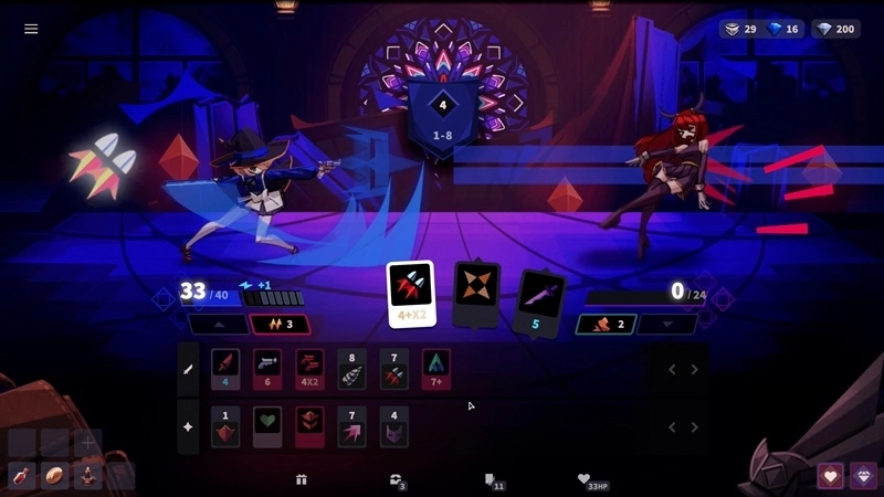 《薔薇的夜宴2 藍玉石》於Steam新品節發佈全新試玩版！盡享無隨機性戰鬥的卡組構築型Roguelike遊戲