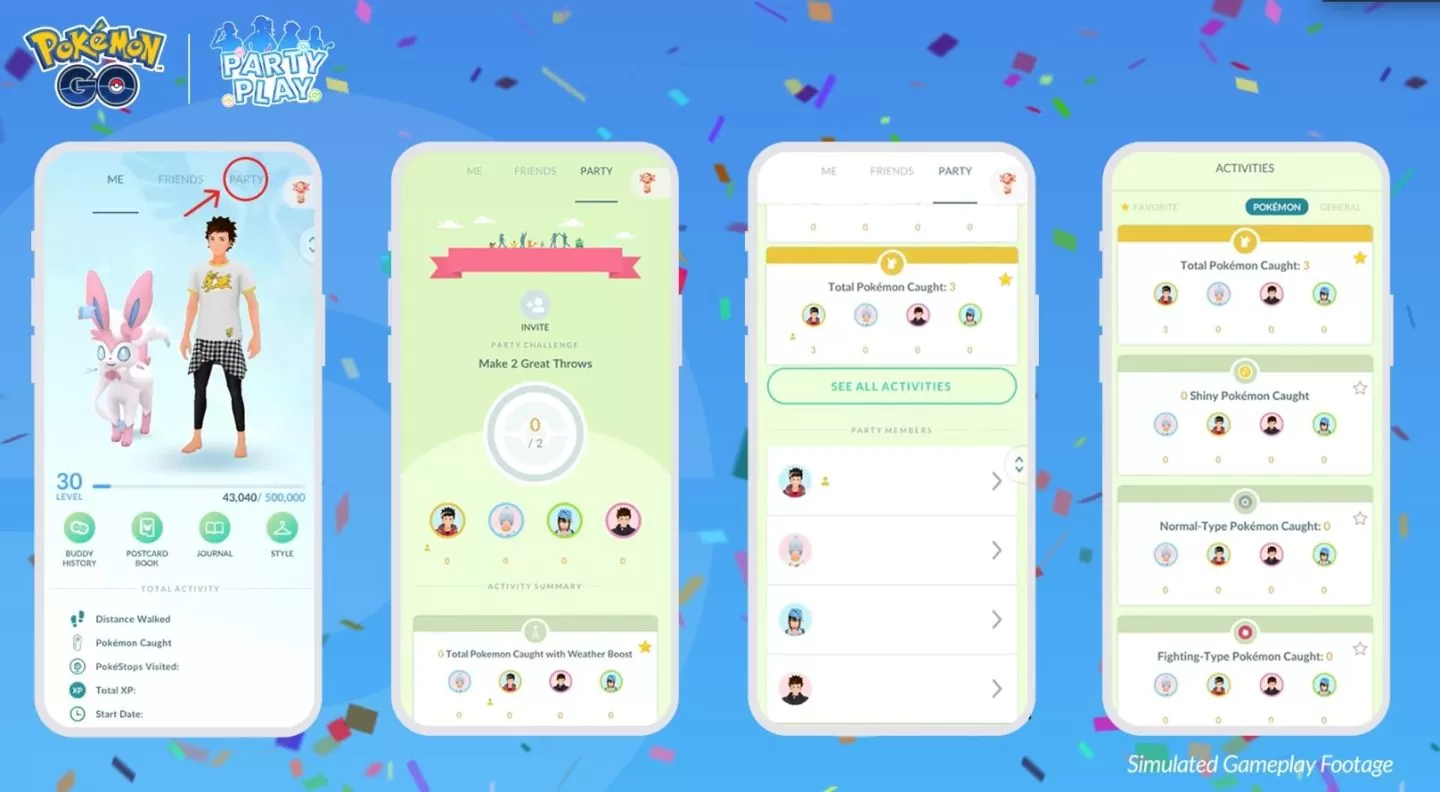 《Pokémon GO》公開新功能「Party Play 小隊合作」，發揮兩倍絕招傷害加速團戰節奏