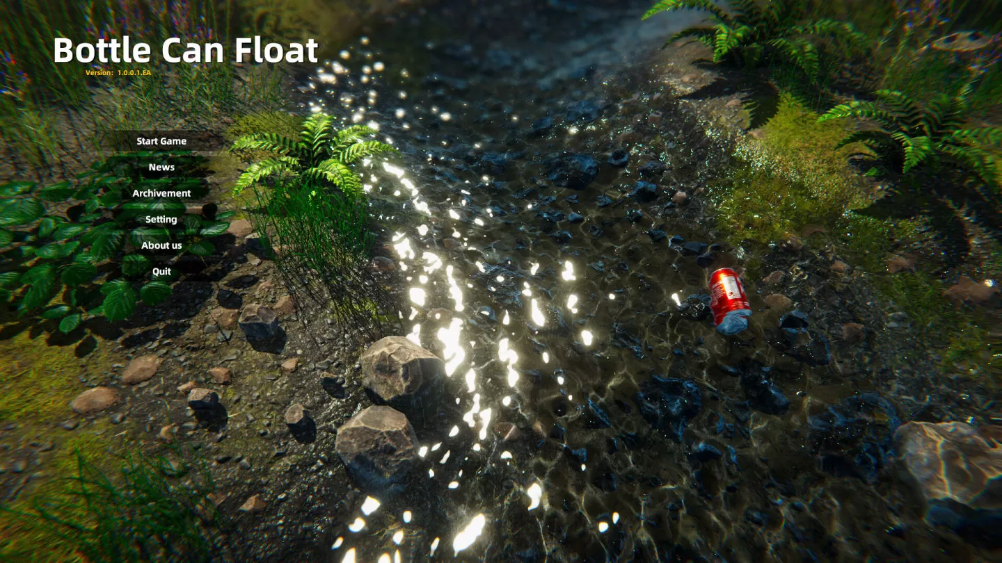 《Bottle Can Float 瓶瓶罐罐飄》看瓶罐順水漂流一起悠閒放鬆心情