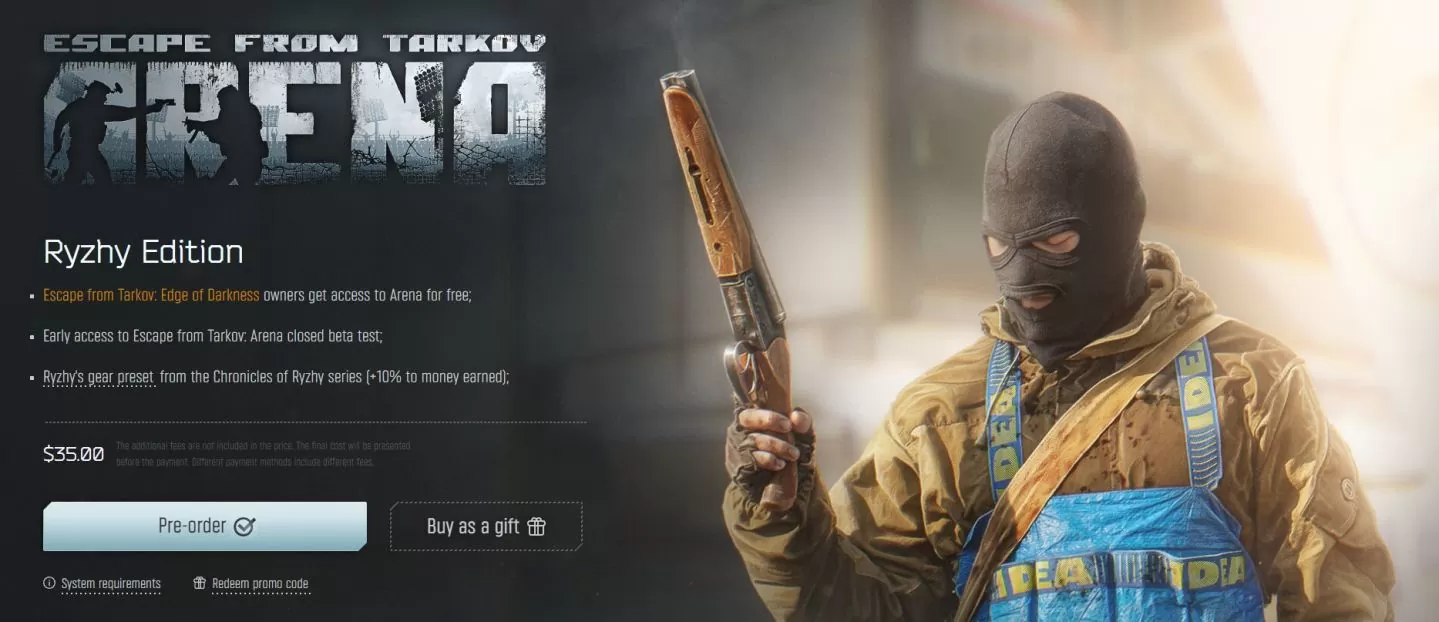 《Escape from Tarkov：Arena 逃離塔科夫：競技場》CBT 測試 12 月上旬即將推出
