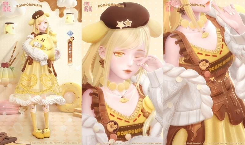 《閃耀暖暖》聯動主題活動「三麗鷗明星的茶歇」開啟 時空迴廊第五期「豐饒之鄉」更新
