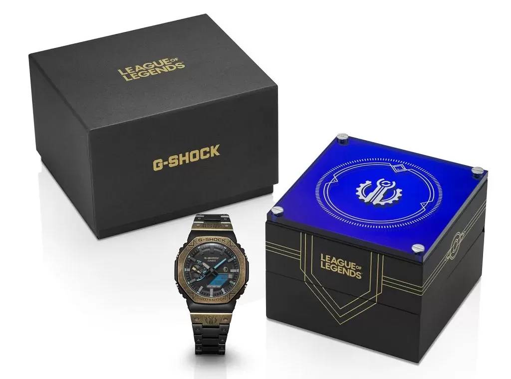 G-SHOCK 攜《英雄聯盟》推出「海克斯合成科技」、「吉茵珂絲」造型經典錶款