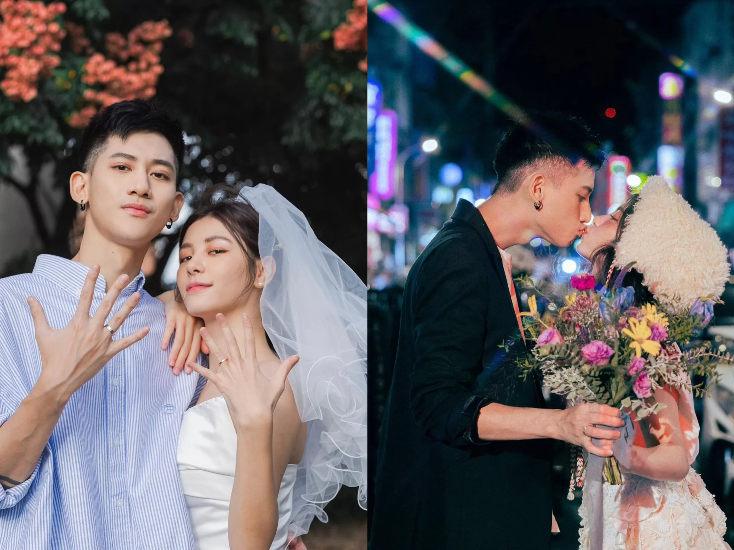 宇珊登記結婚！甜曬婚紗照告白老公