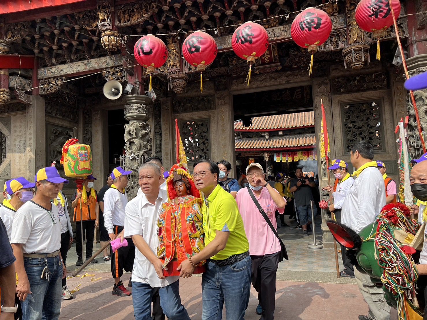 影音/南瑤宮啟動主結構修復工程 臨時行宮入火安座儀式 影音/南瑤宮啟動主結構修復工程 臨時行宮入火安座儀式