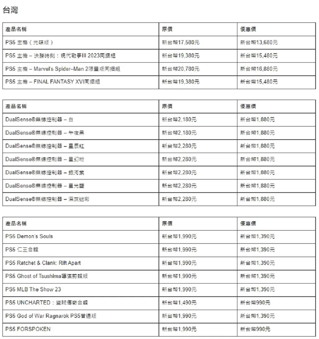 PlayStation 雙 11 優惠登場　買 PS5 最多省 3,900！