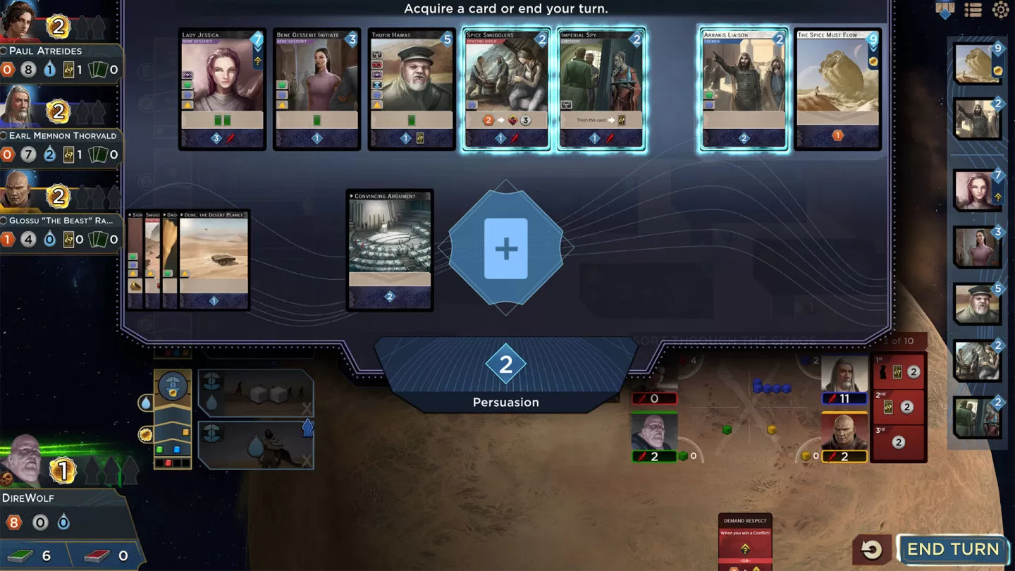 《沙丘》人氣桌遊數位版《Dune：Imperium 沙丘魔堡：帝國》搶先體驗遊戲 11/14 推出