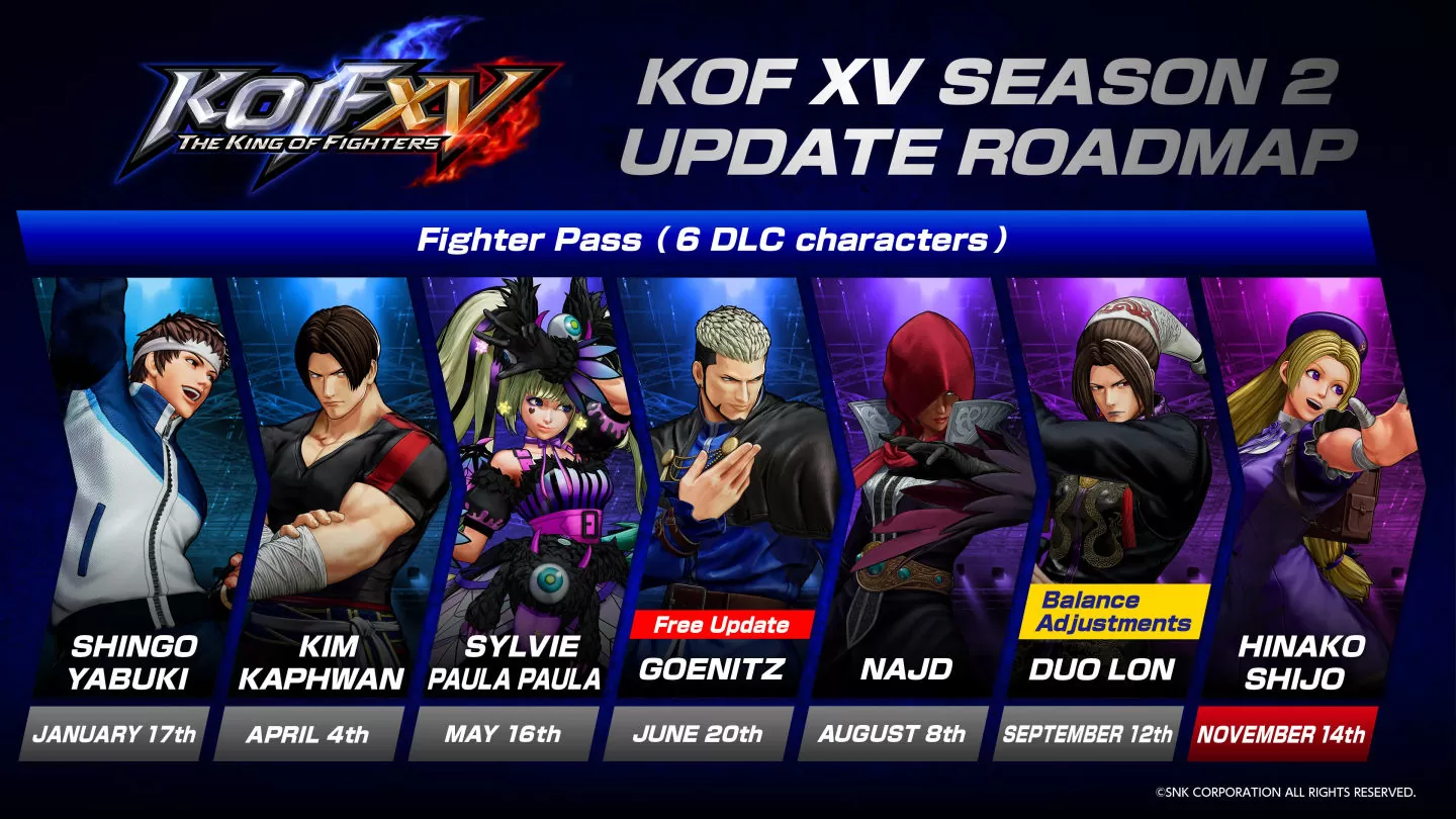 《THE KING OF FIGHTERS XV》DLC角色「四條雛子」將於11月14日正式上線！公開角色預告短片