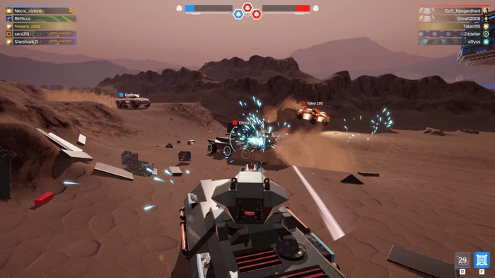 機甲對戰《Robocraft 2》Steam 搶先體驗遊戲開始！機體被毀也能以步兵繼續戰鬥