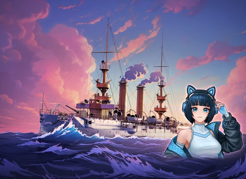 《戰艦世界》X《高校艦隊》最新合作登場！慶祝登陸Steam 六週年，釋出大量免費DLC組合包