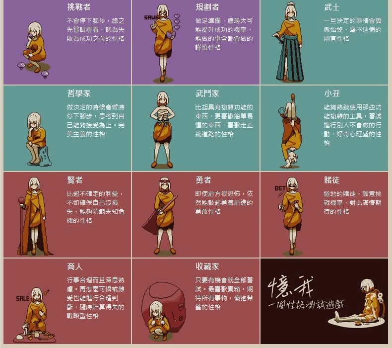 《憶我：一個性格測試遊戲》今日上架Steam/Google Play/App Store，售賣紀念周邊開放預約