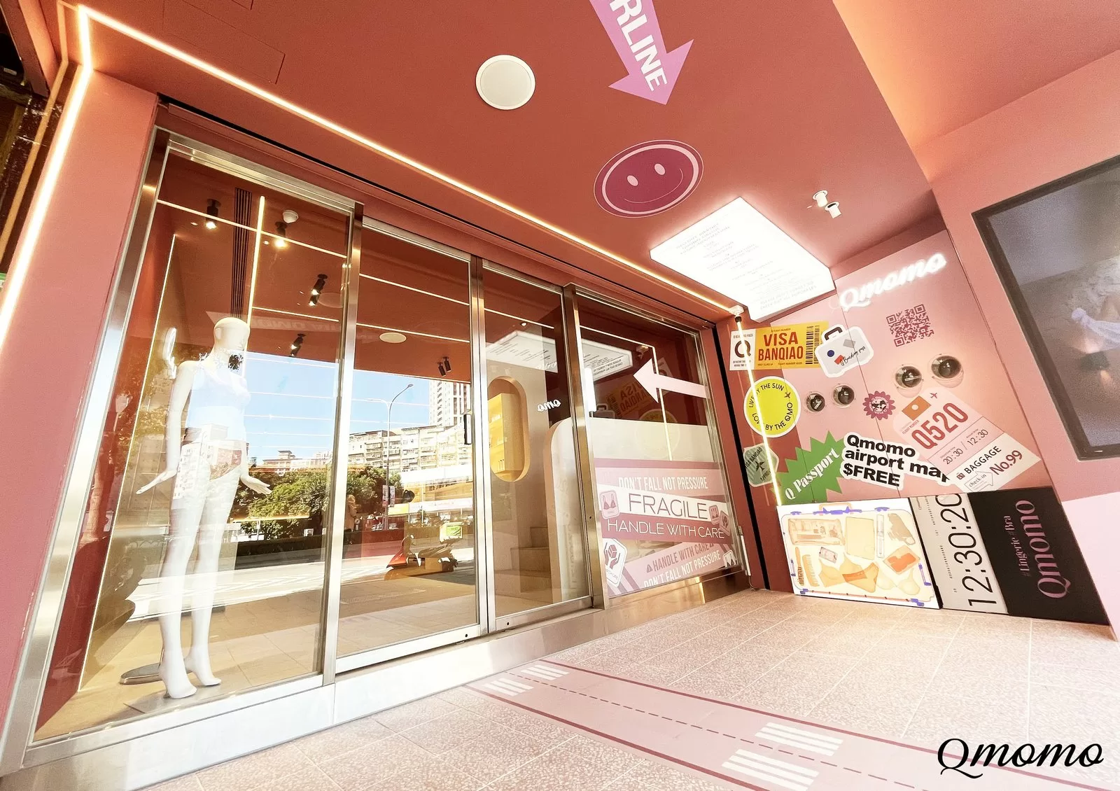 全台最美內衣店！Qmomo主題旗艦店 板橋歡慶開航