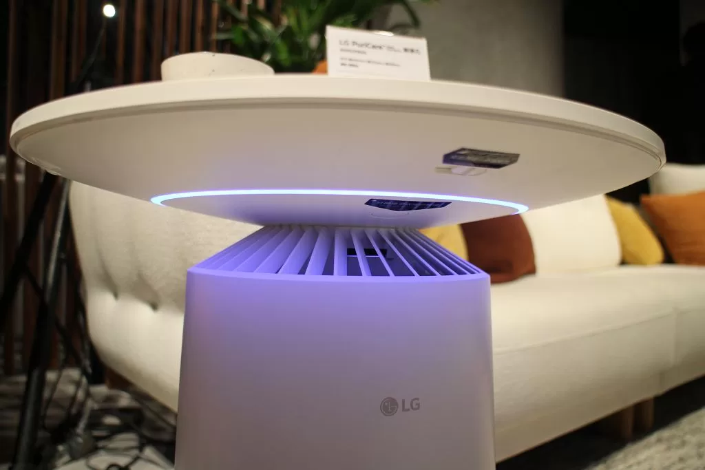 把空氣清淨機與茶几融為一體　LG PuriCare AeroFurniture 新淨几登台