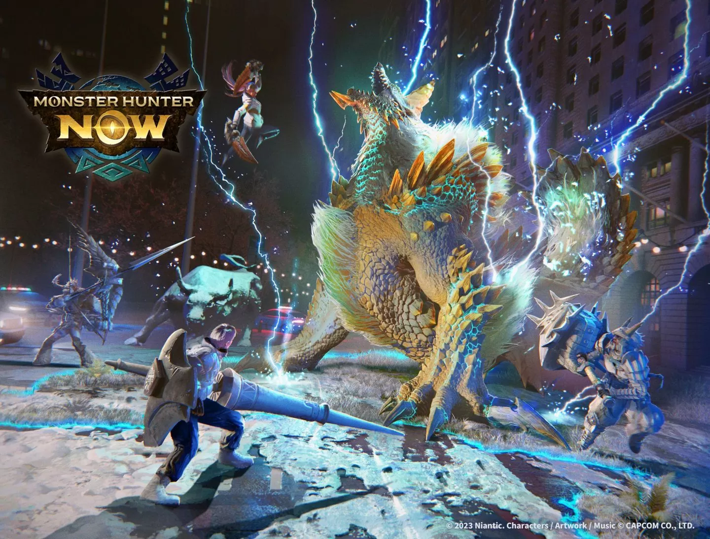 《魔物獵人NOW》大型改版「雪花散亂之碧雷」12/7 上線，新增雙劍、長槍與雷狼龍等四種魔物