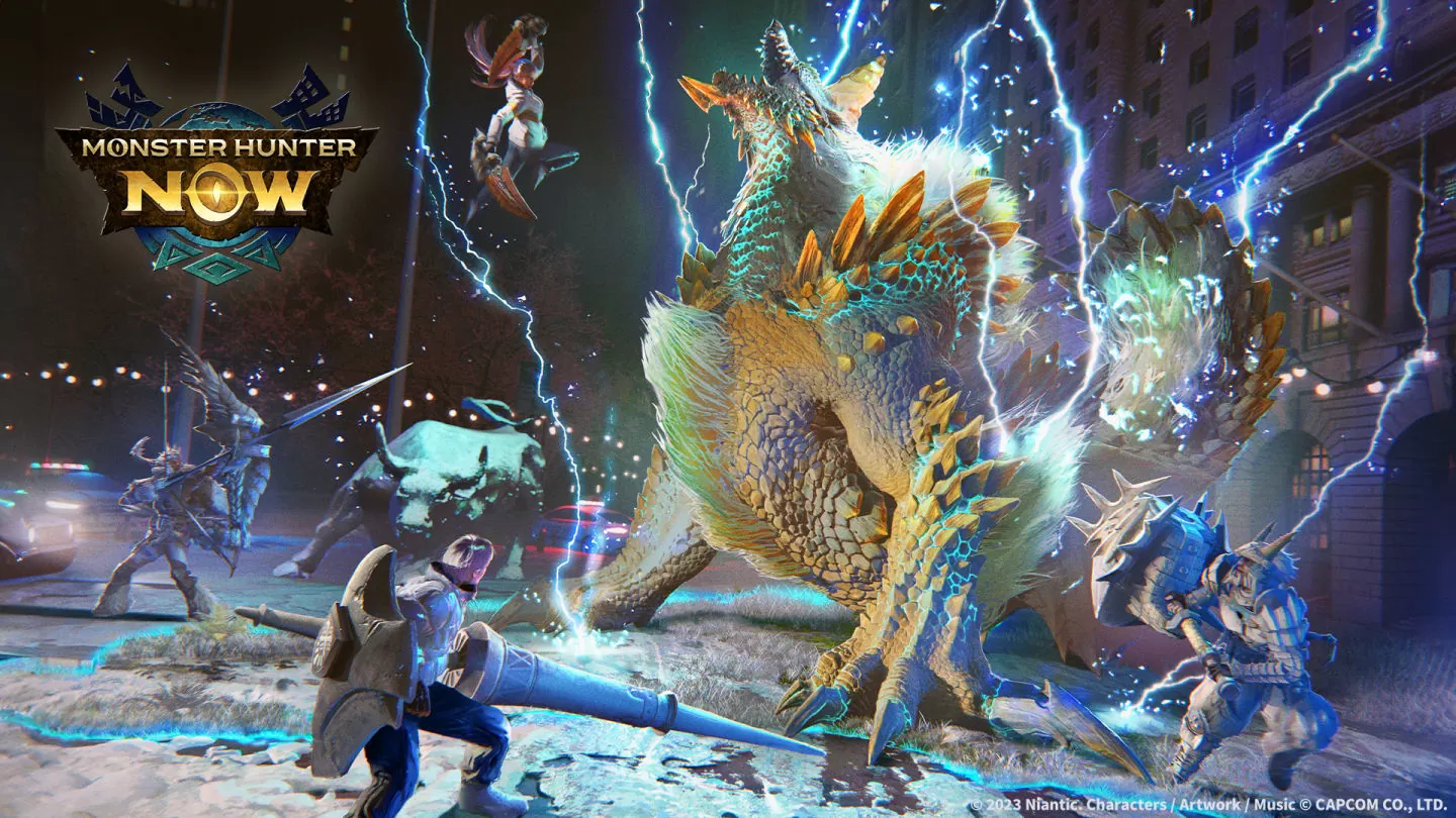 《魔物獵人NOW》大型改版「雪花散亂之碧雷」12/7 上線，新增雙劍、長槍與雷狼龍等四種魔物