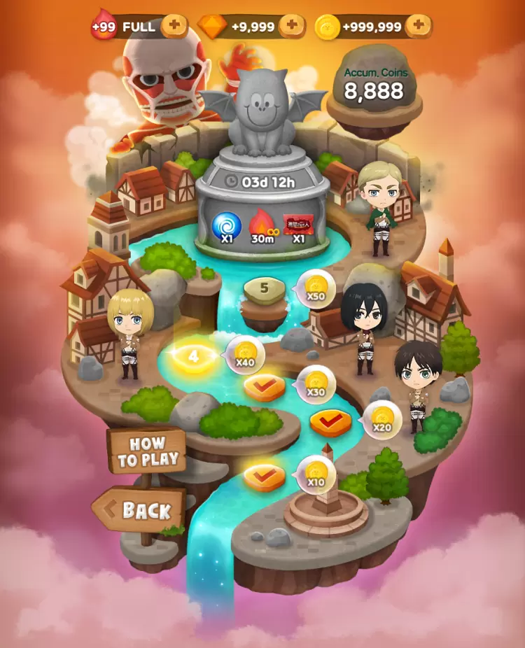 《LINE Bubble 2》和《進擊的巨人》首度攜手合作，還有獨家合作限定LINE貼圖免費送給你！