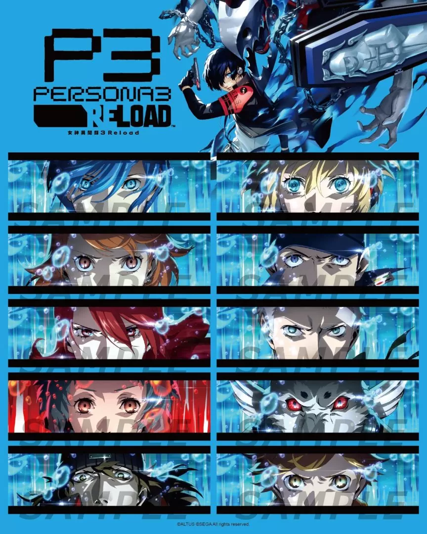 《女神異聞錄3 Reload》繁體中文版公開台灣地區與通路預購原創特典