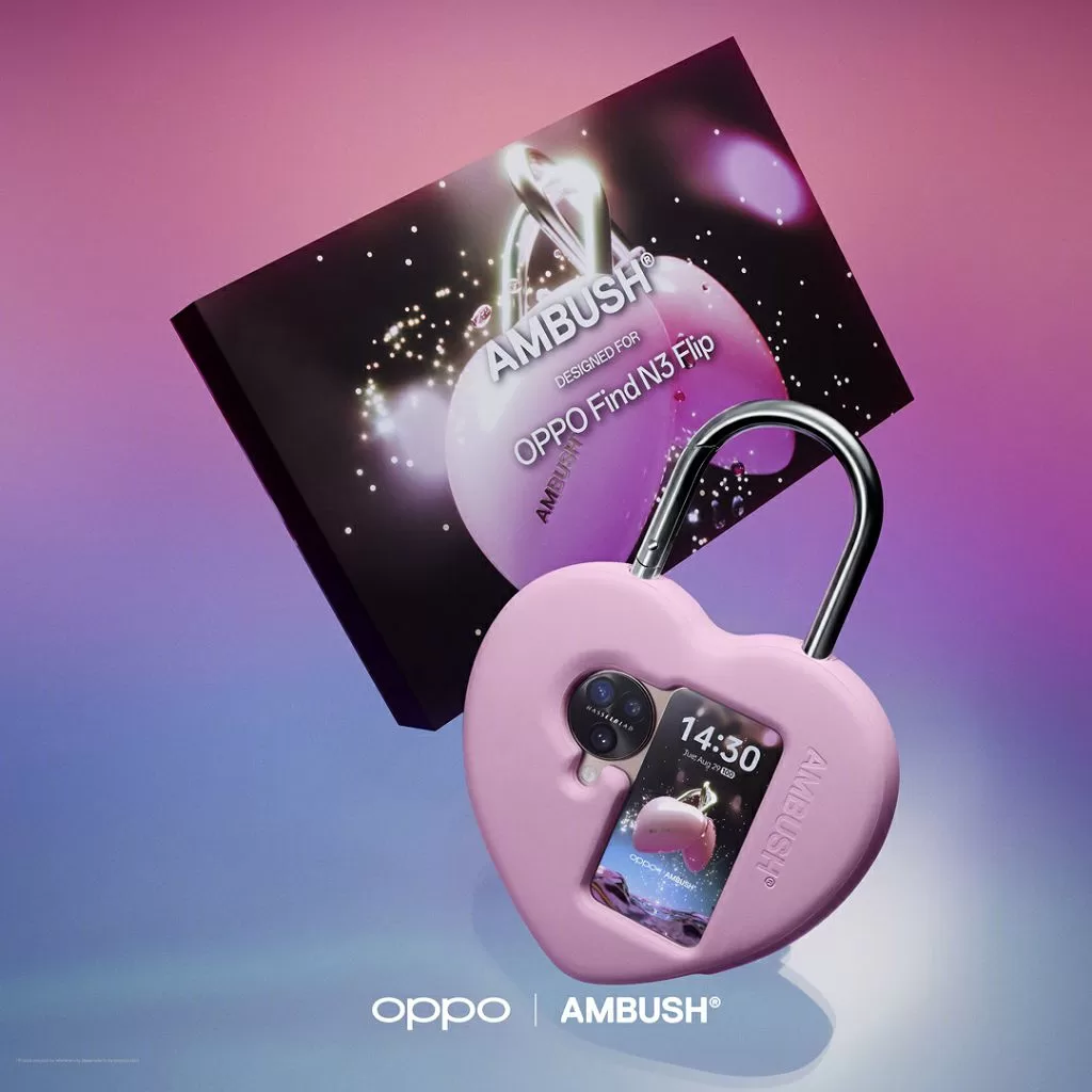 OPPO 跨界 AMBUSH　為 Find N3 Flip 打造 Y2K 風格聯名手機殼