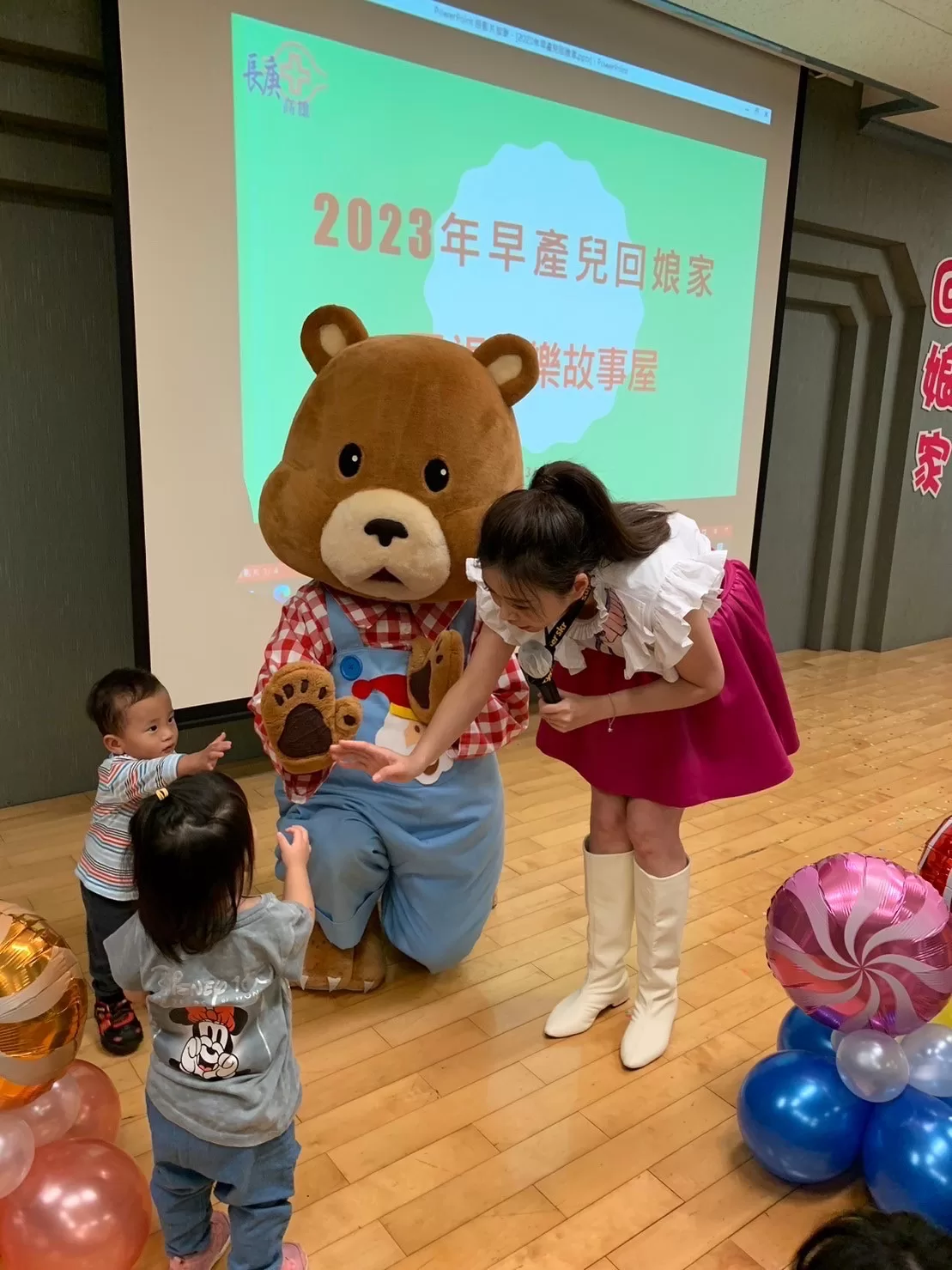 瑋瑜姐姐主持高雄長庚「早產兒回娘家」　4歲女領舞不怯場