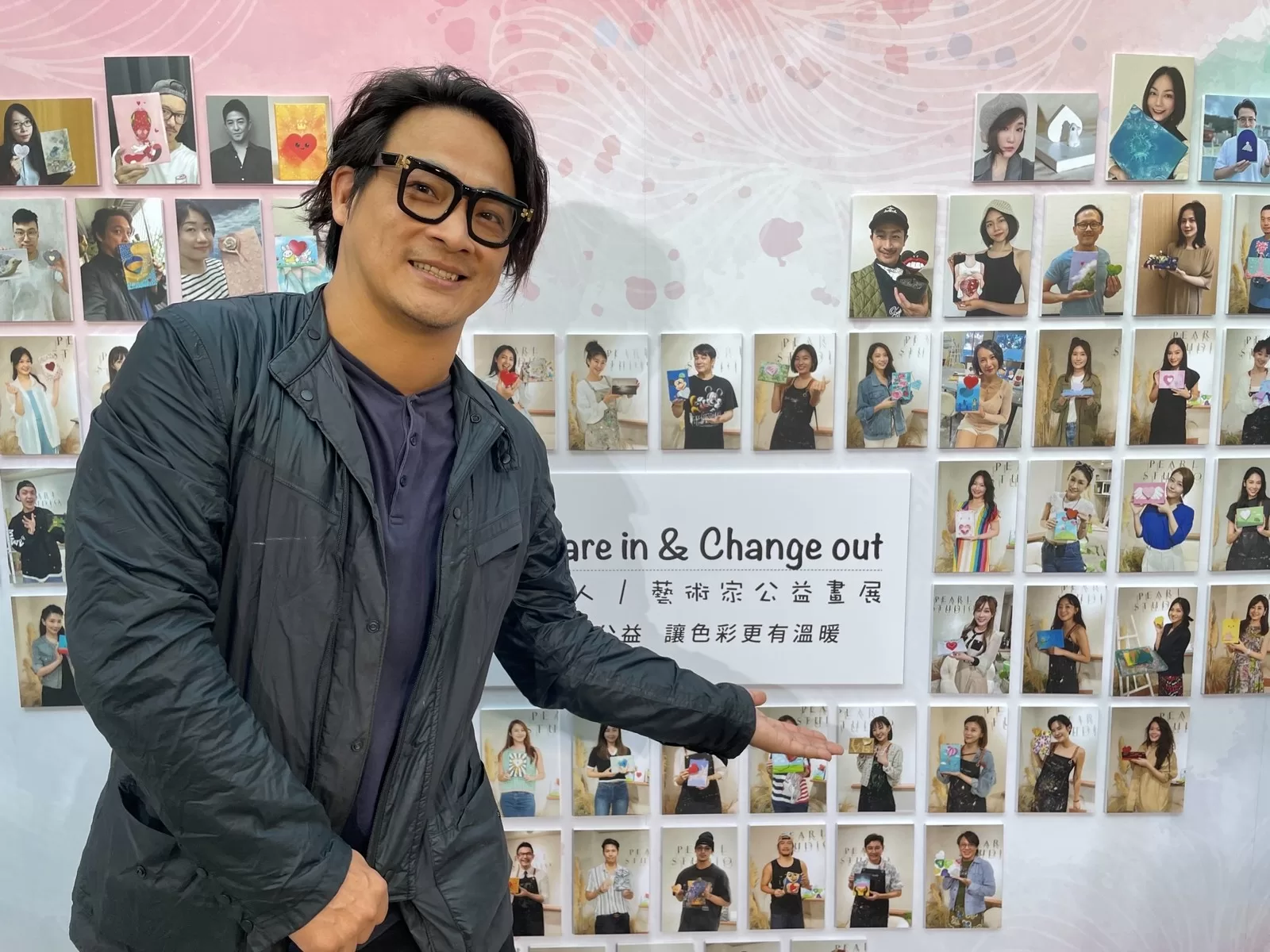 讓愛閃耀公益畫展開幕 跨界創作者東明相以畫傳愛