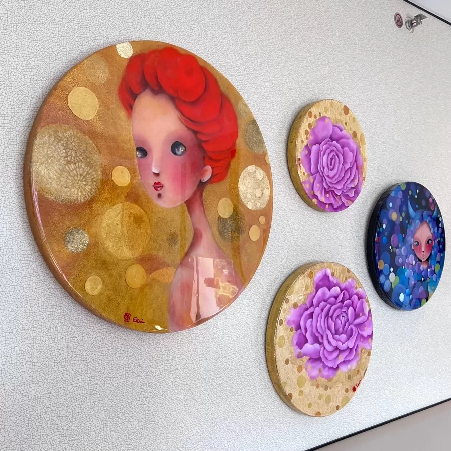 讓愛閃耀公益畫展開幕 跨界創作者東明相以畫傳愛