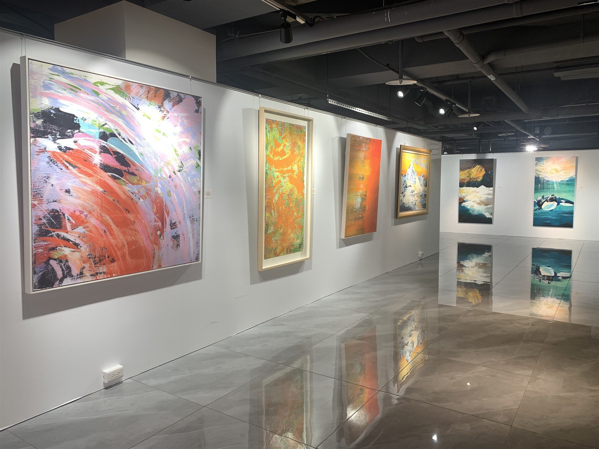 藝術家謝義錩「神山。智海。若水。」作品展　於滬尾藝文休閒園區磅礡展出