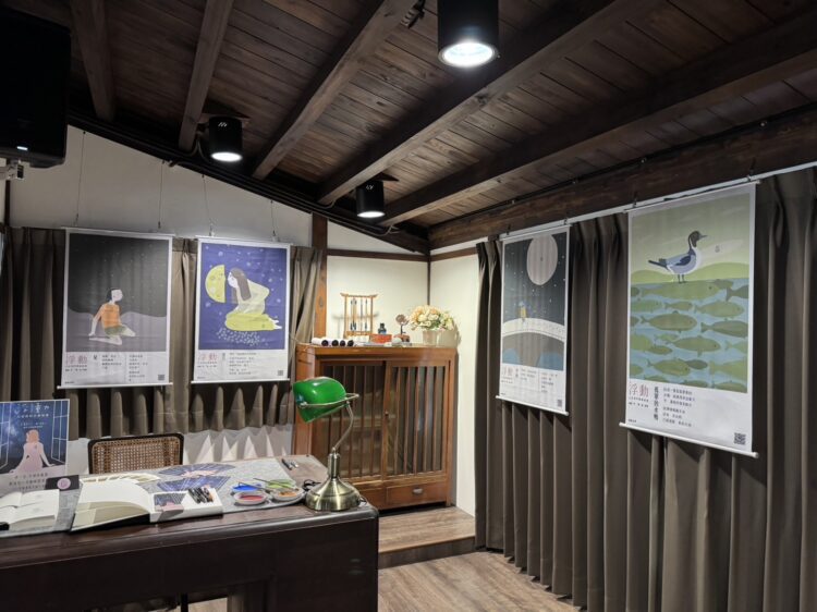 臺中文學館浮動-公佮孫的臺語詩畫展-祖孫情深共寫親情詩畫篇章