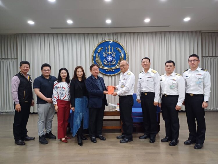 仙資堂生技股份有限公司30日赴海軍艦指部敬軍慰問