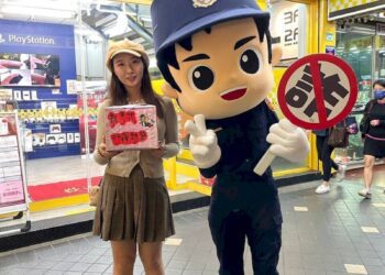 寧夏夜市饗樂一條龍！北市少警隊宣導春節防詐