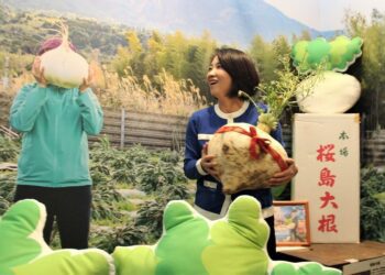 屏東熱博接軌國際-首設日本稻之驛館-釜蓋祈福、比臉大的蘿蔔初亮相-新鮮趣味多