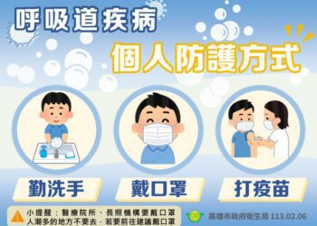 高雄市春節期間各級醫療院所「呼吸道傳染病門診」開設458診
