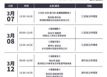 高雄市特登工廠主題式說明會報名正式開跑