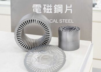 中鋼成功開發電動車馬達用超能效自黏塗膜電磁鋼