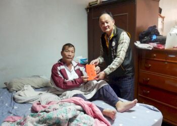 海軍莊下士父親患病住院治療-屏東軍友站溫馨關懷