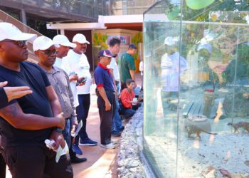 姆巴巴內市長首訪高拜會陳其邁-雙方啟動教育合作-參觀壽山動物園-盼發展動物保育合作