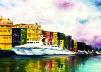 花景色創作聯展-高雄市勞工局長周登春親臨祝賀勉勵